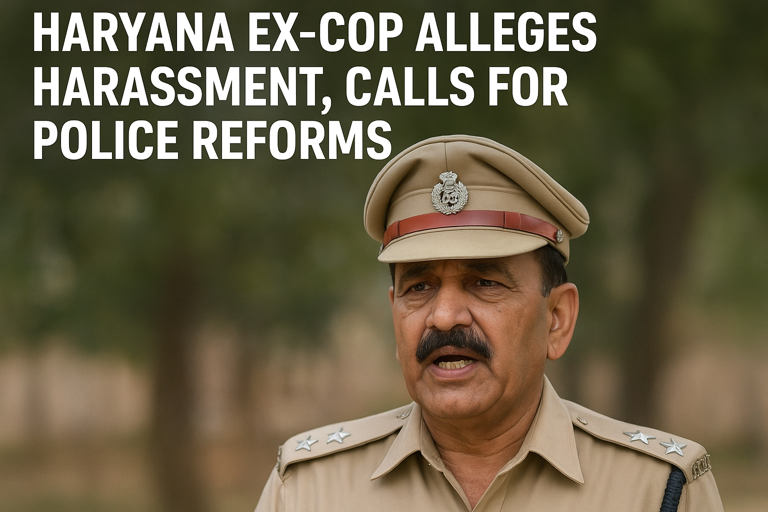 हरियाणा पुलिस में उत्पीड़न का खुलासा: पूर्व उपनिरीक्षक रमेश्वर आज़ाद ने वरिष्ठ अधिकारियों पर लगाए गंभीर आरोप, सुधार की मांग